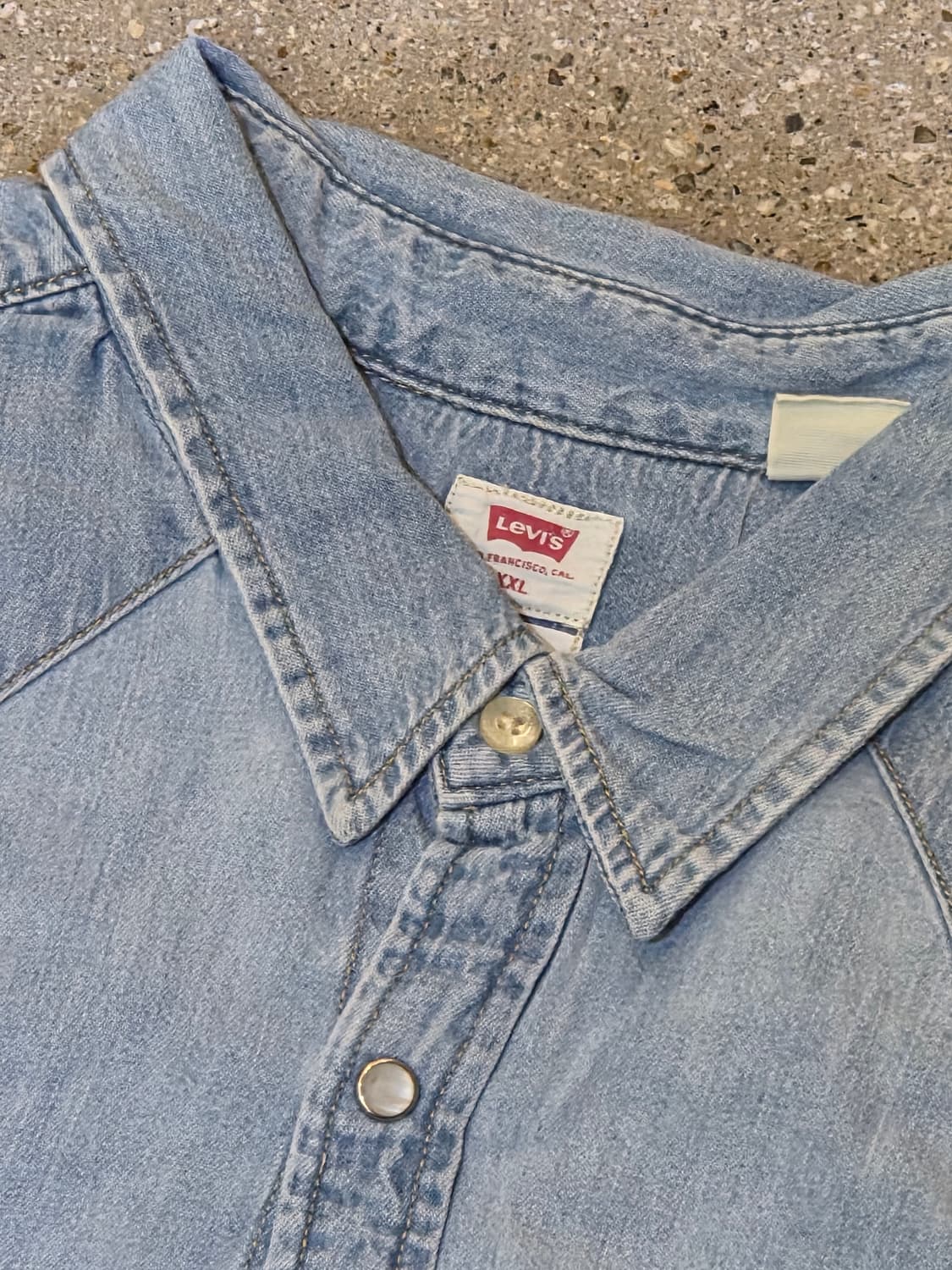 Levis 리바이스 연청긴팔셔츠 상품이미지2