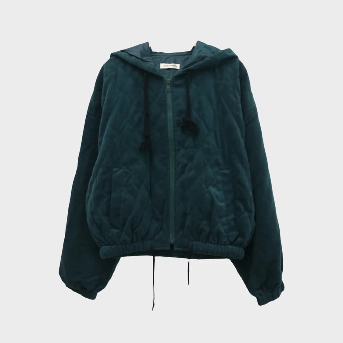JACQUES 그린 퀼팅 후드 자켓 61072 상품이미지1