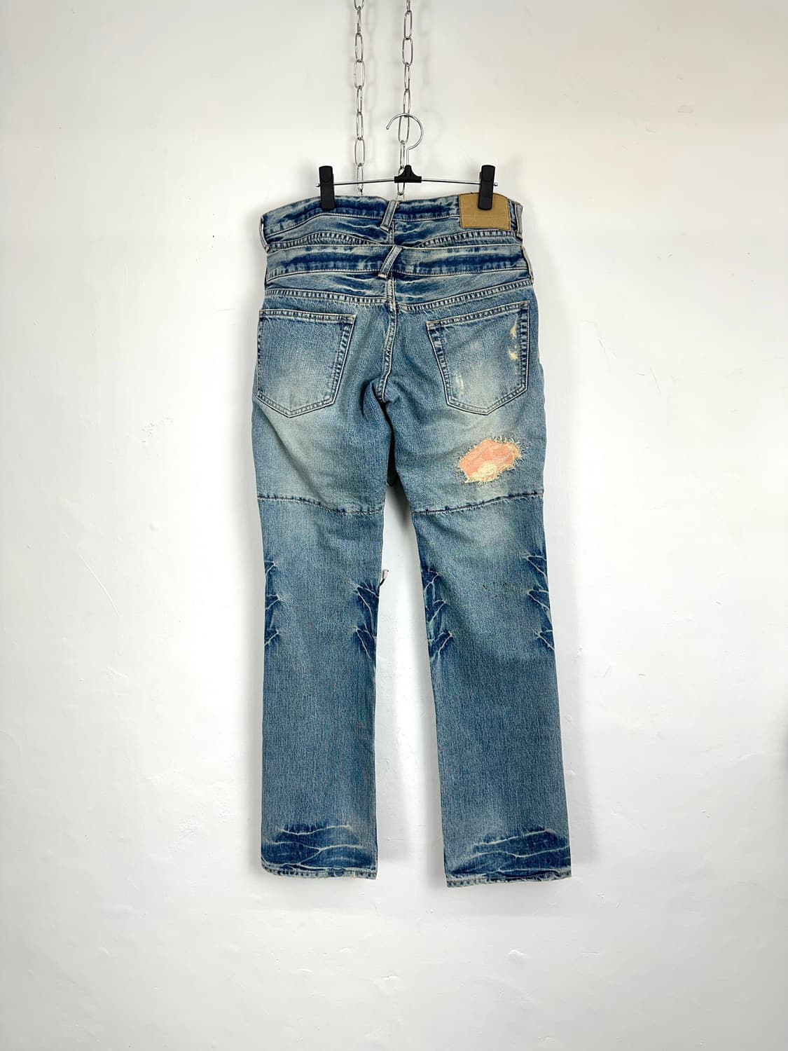 PPFM Double Waist Distressed Denim 상품이미지7