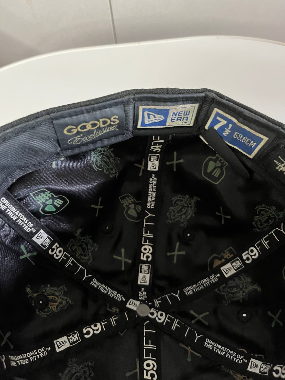 stussy x goods x 뉴에라 캡 7 1/2 상품이미지7