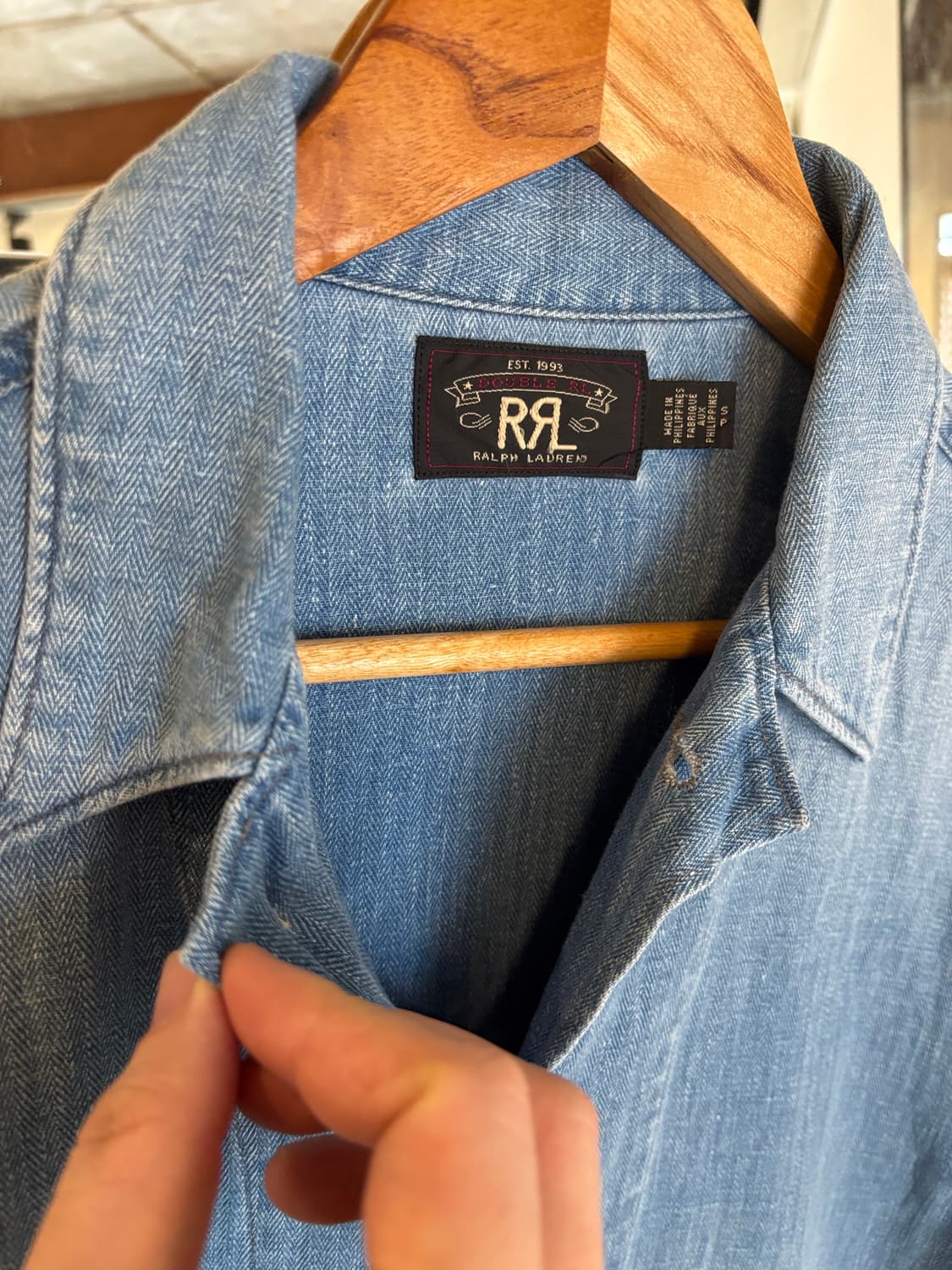 폴로 RRL 더블알엘 데님 초어자켓 상품이미지6
