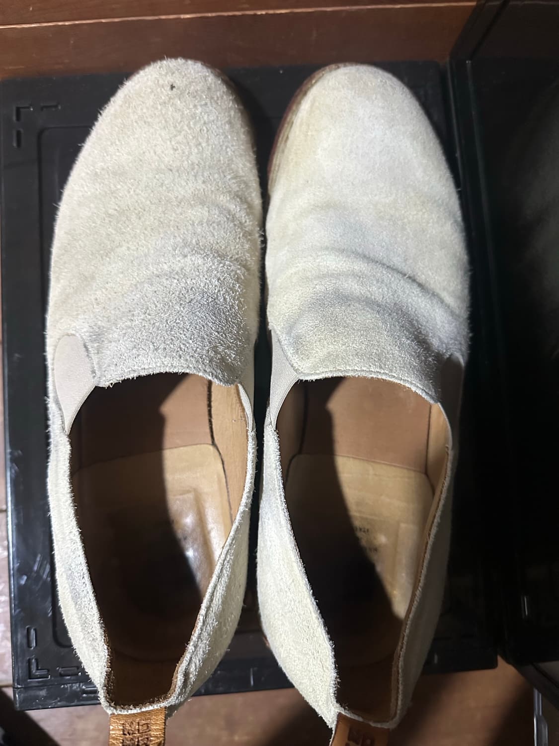 42)Moma 베이지 스웨이드 로퍼 상품이미지3