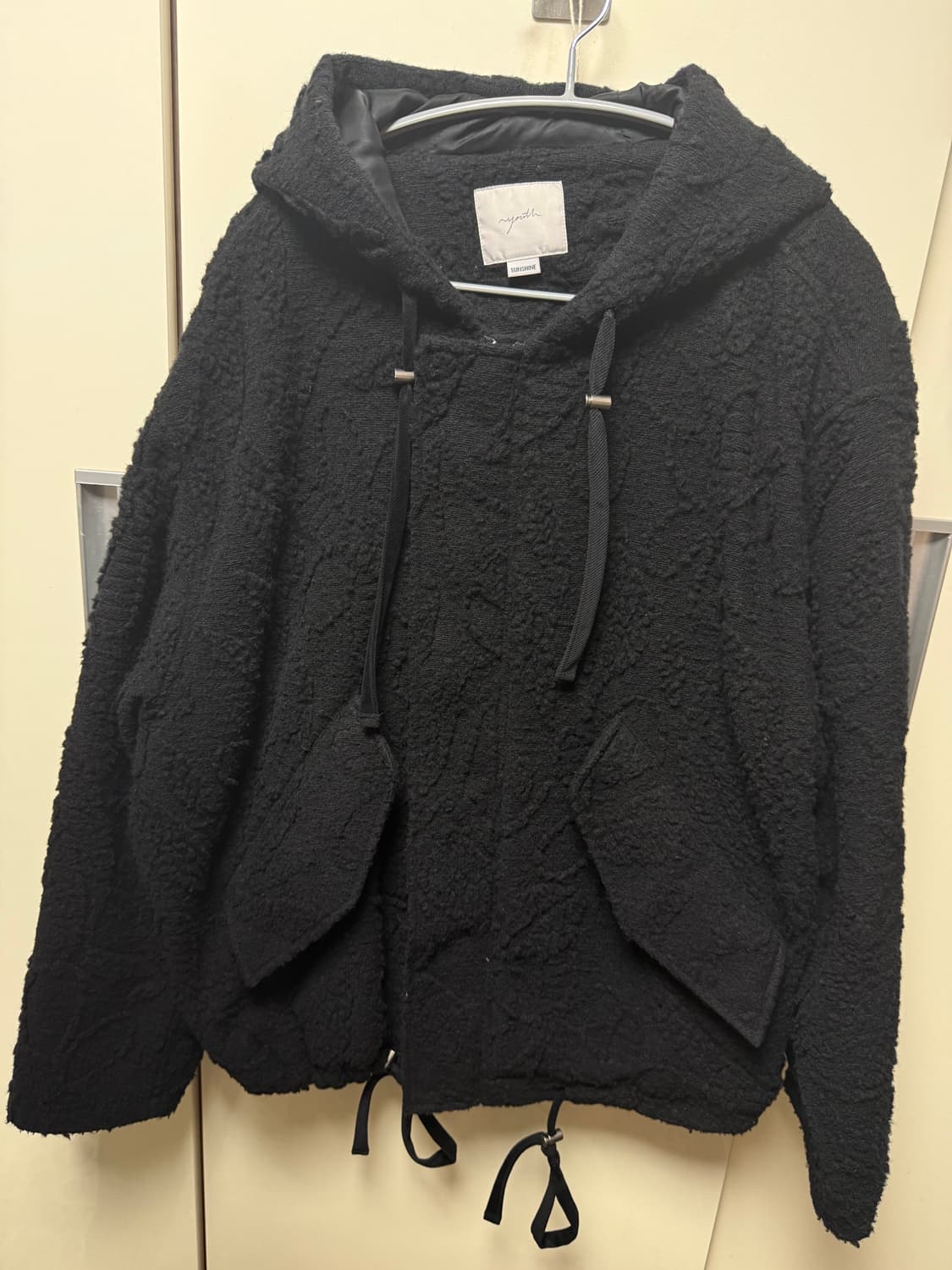 유스 m51 블루종 블랙 플라워 (s) 상품이미지3