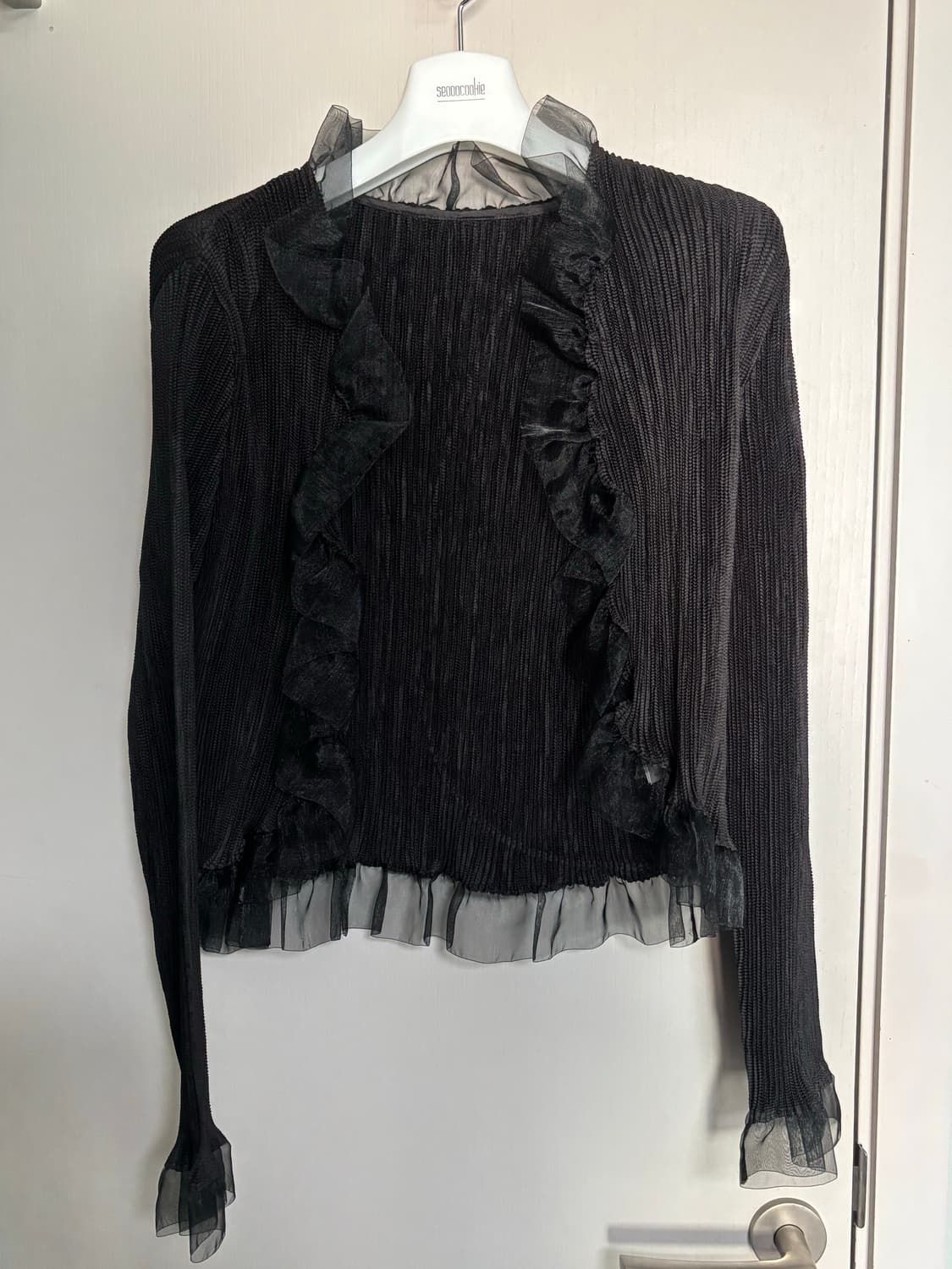 Specchio 스페치오 플리츠 가디건 상품이미지1