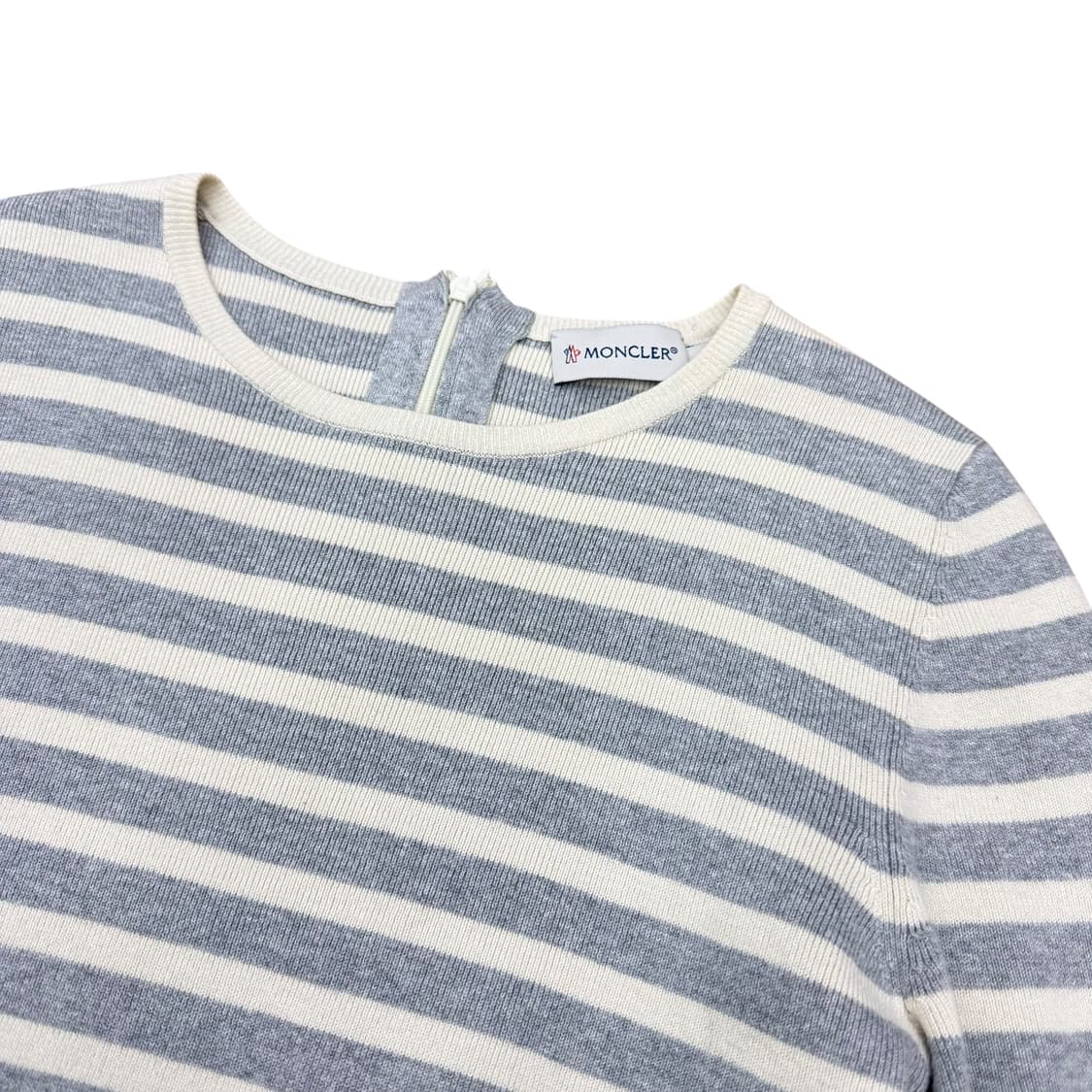 몽클레르 스트라이프 코튼 니트 티셔츠 상품이미지4