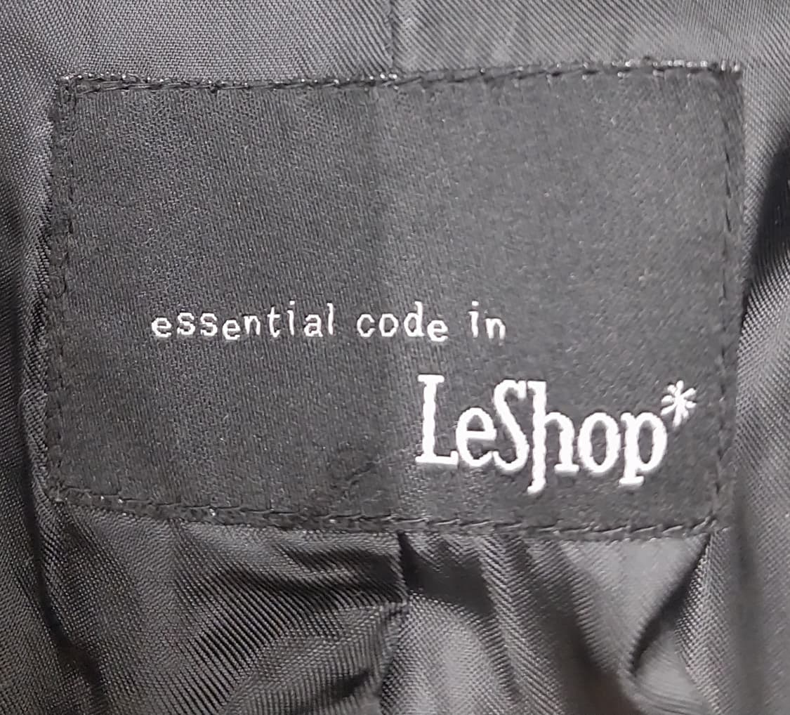 Leshop 폭스 퍼 블랙 벨트코트 66 (55까지) 상품이미지3