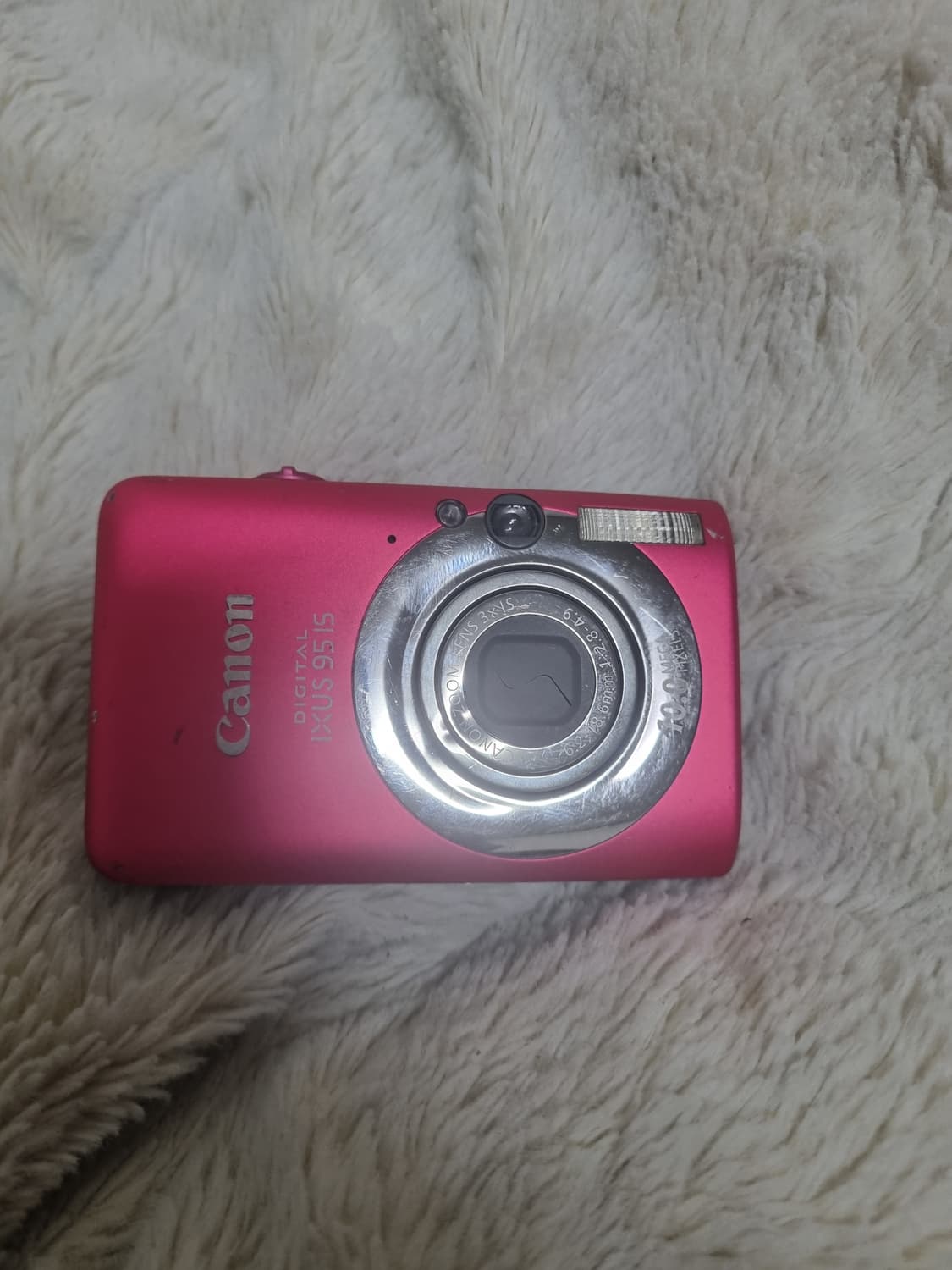 캐논 익서스 95IS 핑크색 디지털 카메라 레트로 디카 상품이미지1