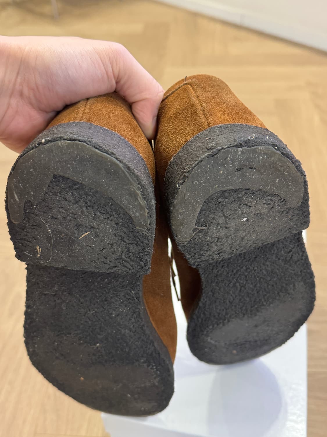 클락스 메이드인UK 스웨이드 더비 슈즈 - 8.5사이즈 상품이미지6