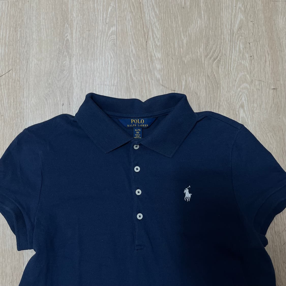 폴로 랄프로렌 여성 코튼 메쉬 폴로 PK 원피스 XL(16) 상품이미지5