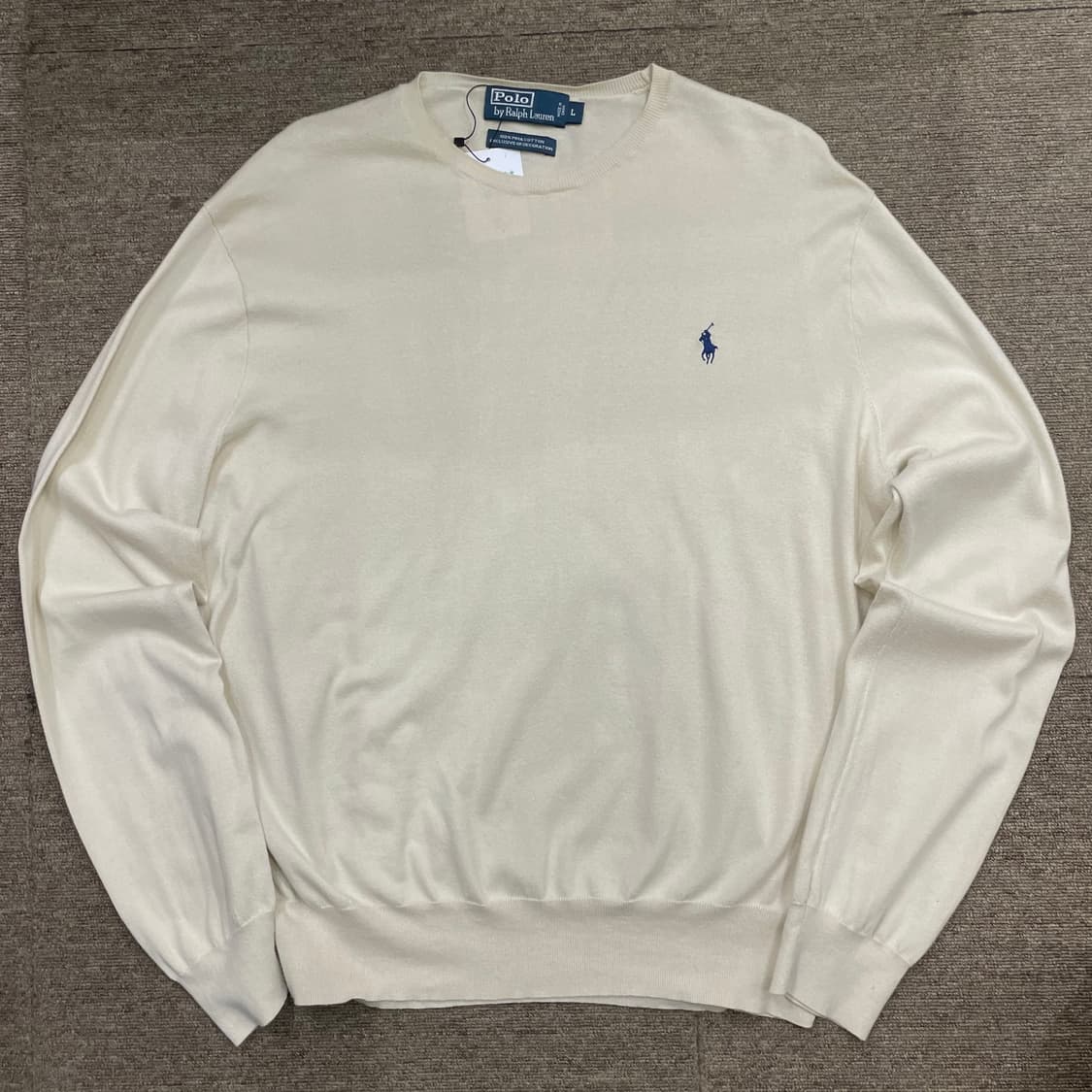 (L) POLO 폴로 랄프로렌 피마코튼 니트 상품이미지1