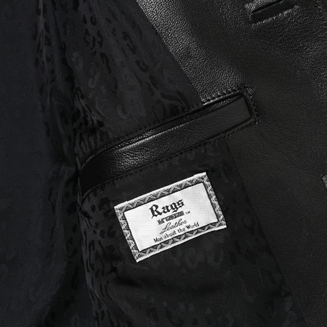 Rags mcgregor 4버튼 레더 자켓 상품이미지3