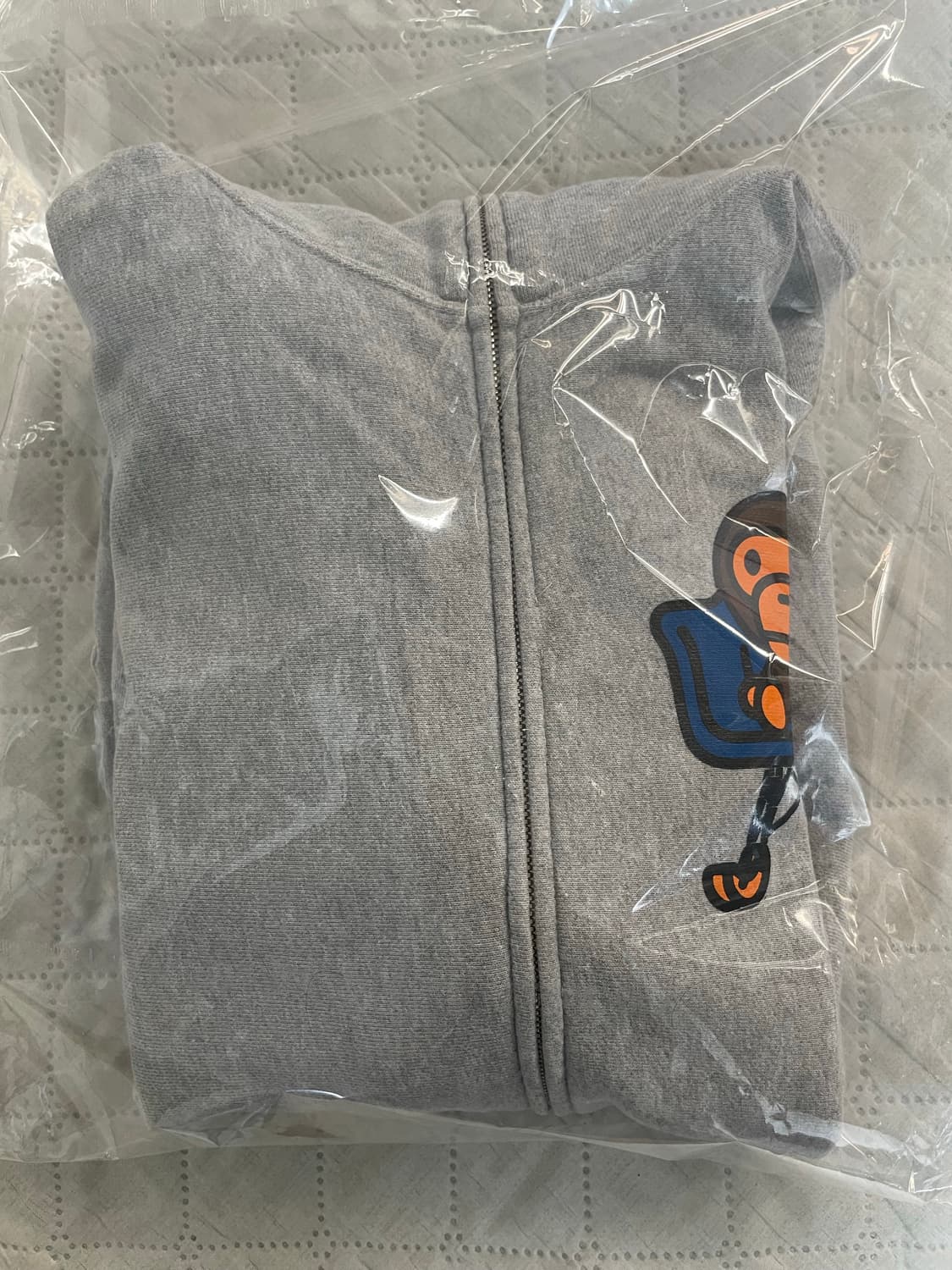 베이프 베이미 마일로 후드집업 그레이 l 팝니다 상품이미지10