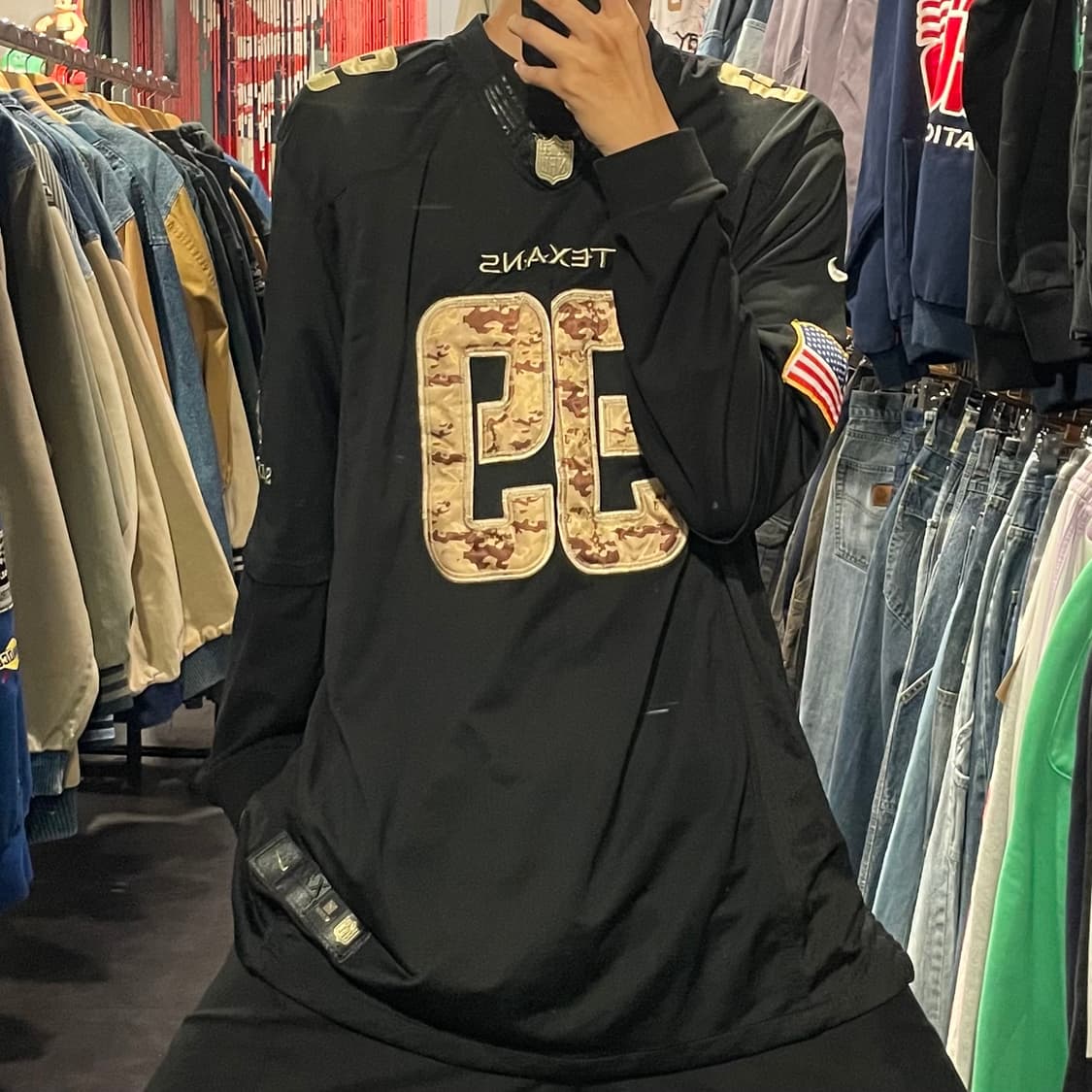 [IM] NFL TEXANS No.99 WATT 블랙 반팔져지 상품이미지1