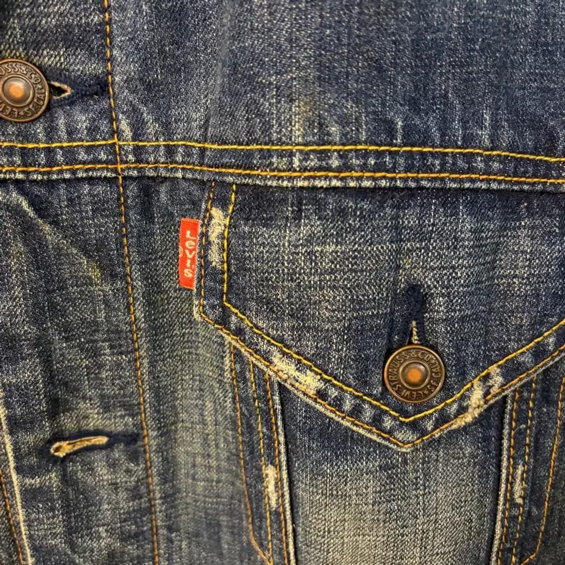 Levi's vintage redtab denim jacket L 상품이미지4