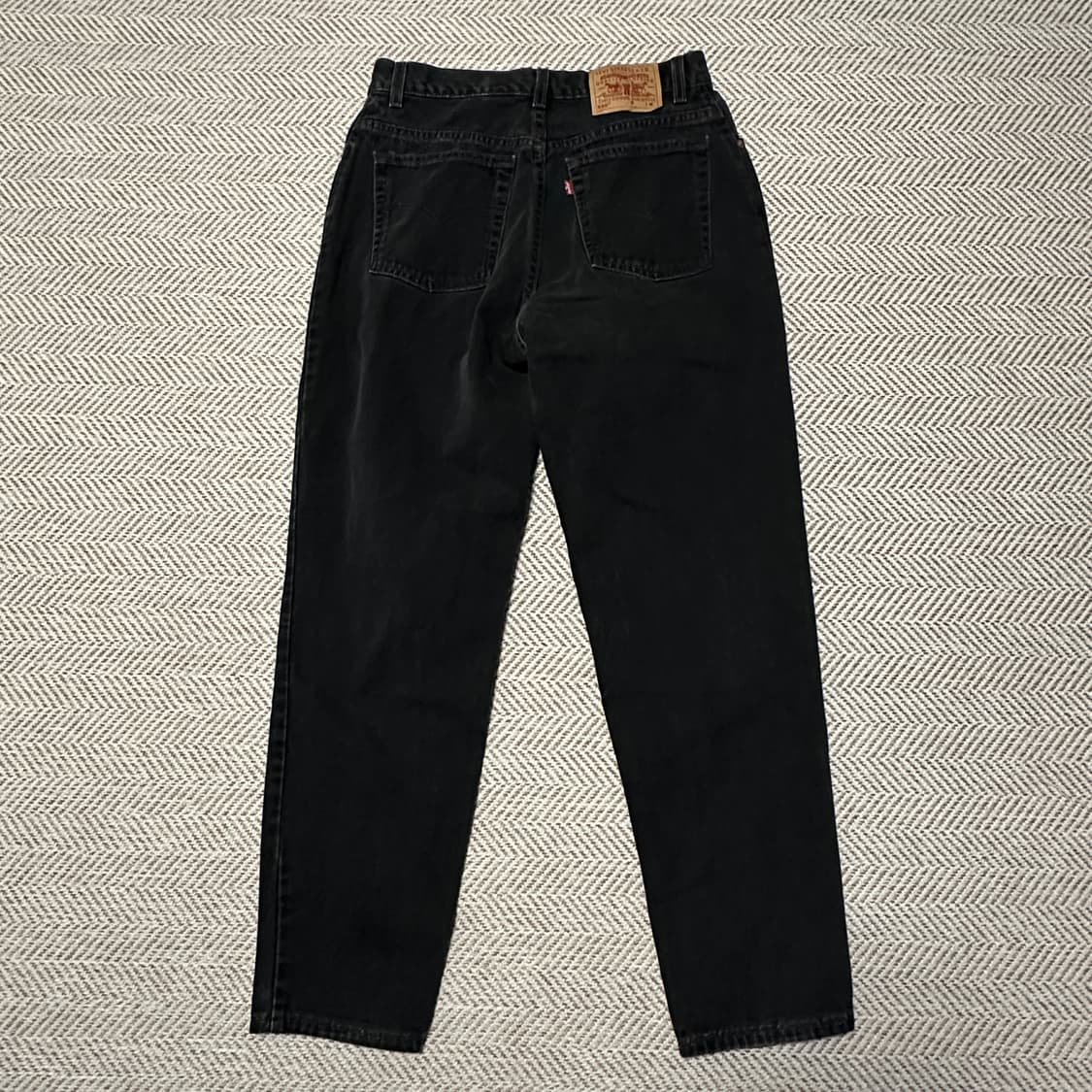 LEVI'S 550 00's usa made black jeans 상품이미지2