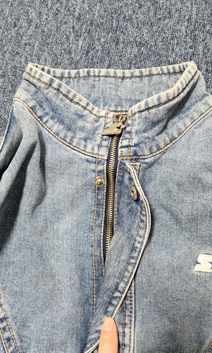 스타터 데님 아노락 자켓 상품이미지4