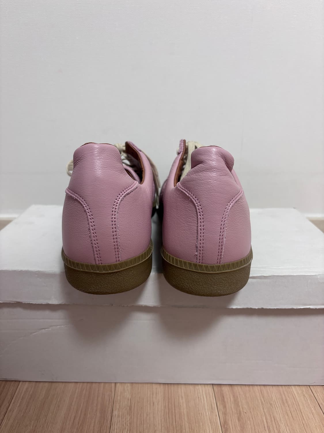 새상품) 275 (43) 리프로덕션오브파운드 독일군 스니커즈 핑크 상품이미지5