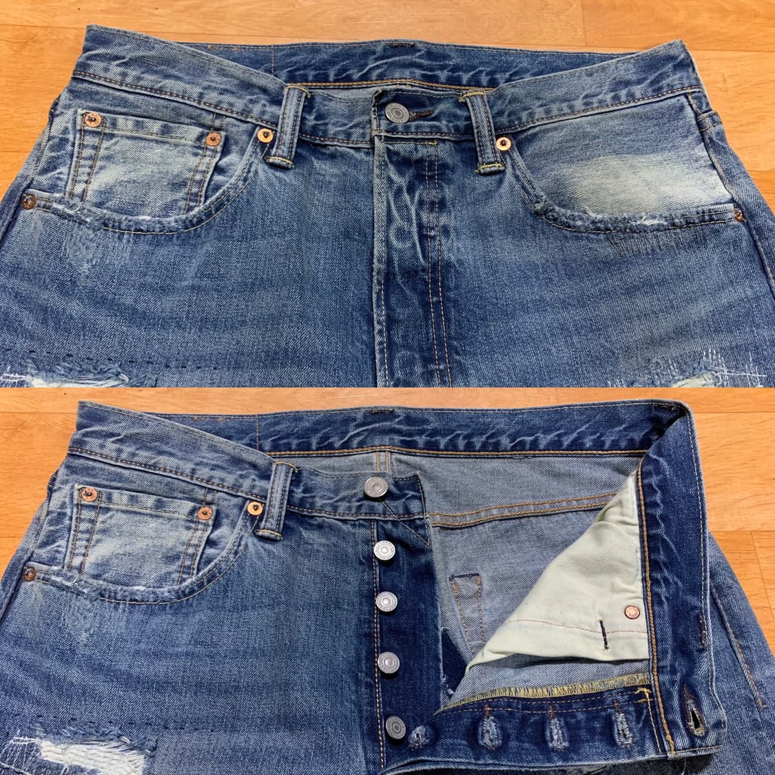 LEVIS 501 CT 리바이스 커스텀 테이퍼드 데님팬츠(32 사이즈) 상품이미지4