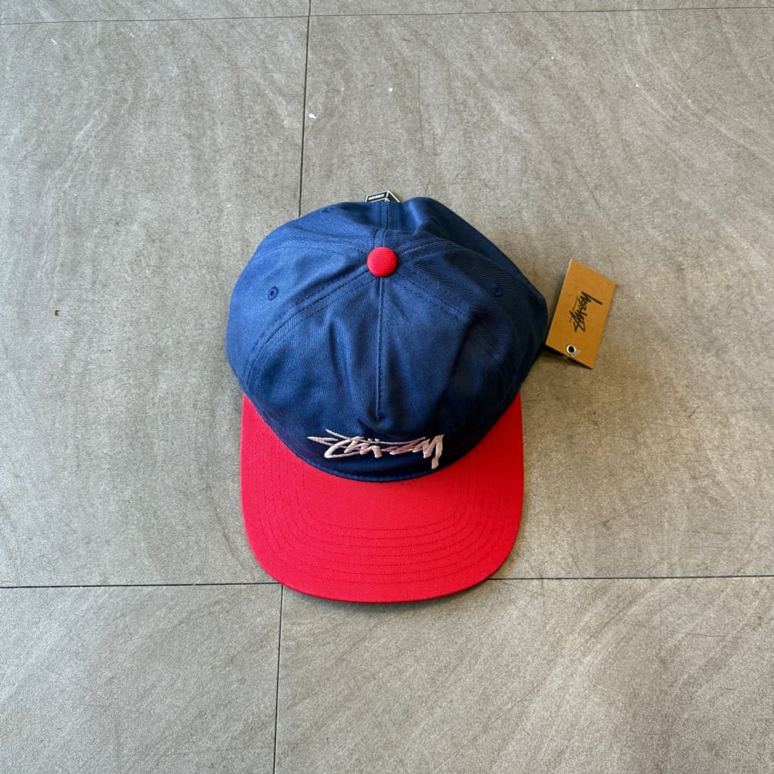 스투시 빅 스탁 네이비 캡 모자 상품이미지1