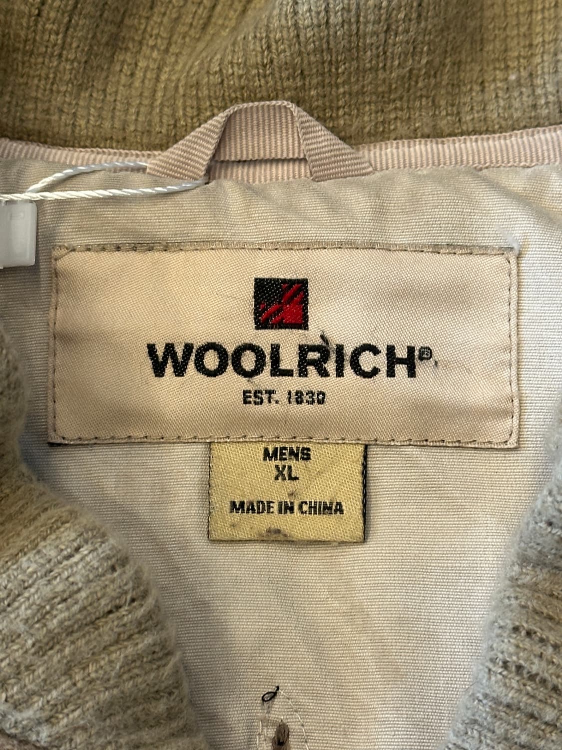 울리치 베이지 울 봄버 자켓 Xl 상품이미지3