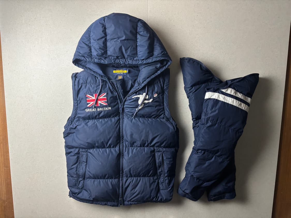 폴로 성조기 패딩 상품이미지7