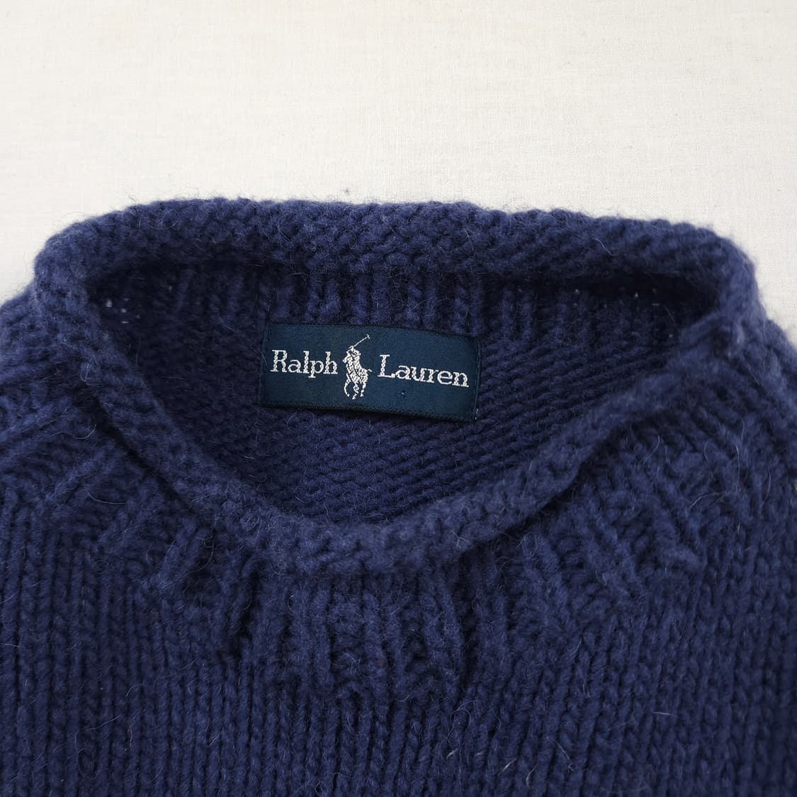 S(90) 폴로 랄프로렌 성조기 모크넥 니트 상품이미지3