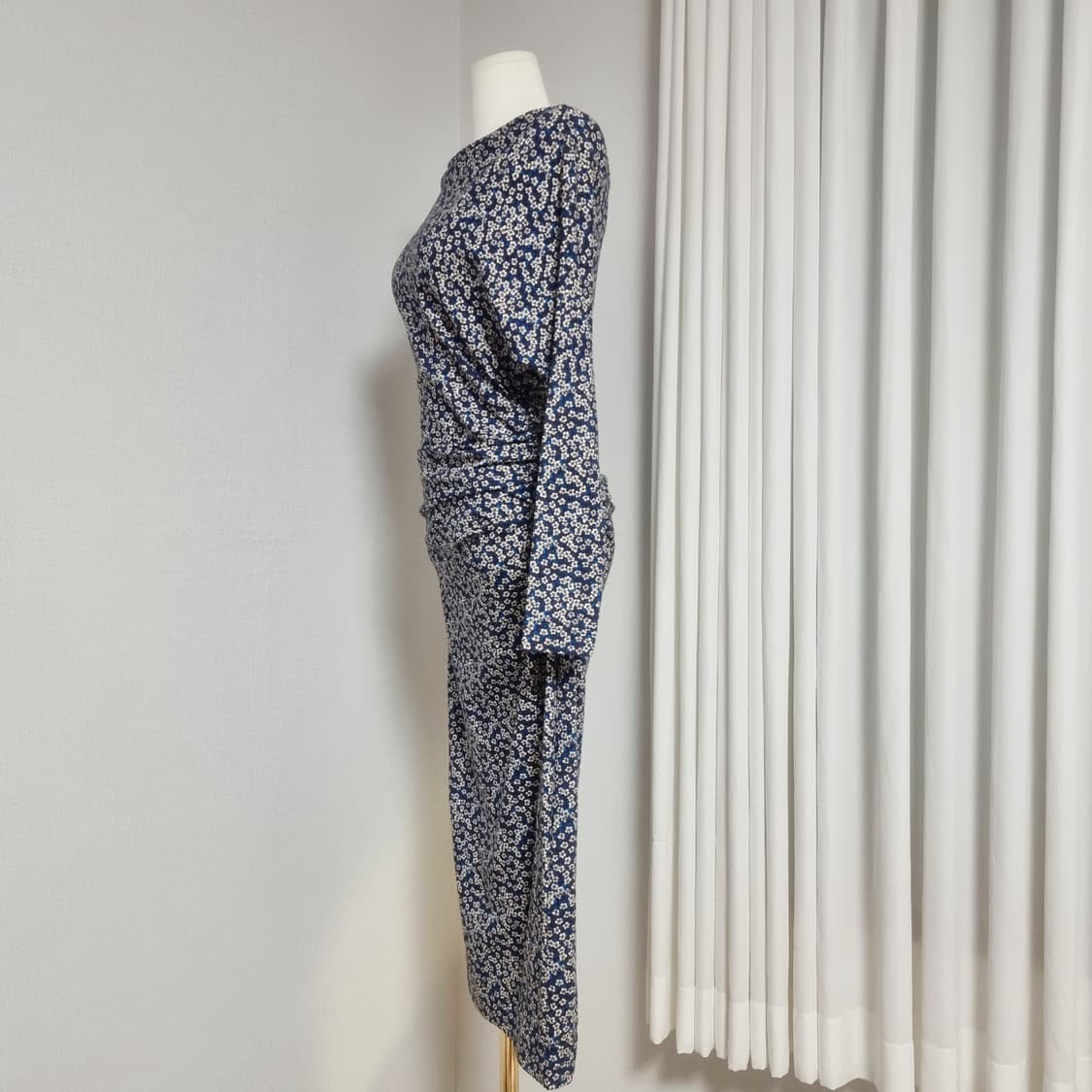 비비안웨스트우드 원피스 드레스 코튼스판 셔링 (55/표기M) 택달린새상품 상품이미지3