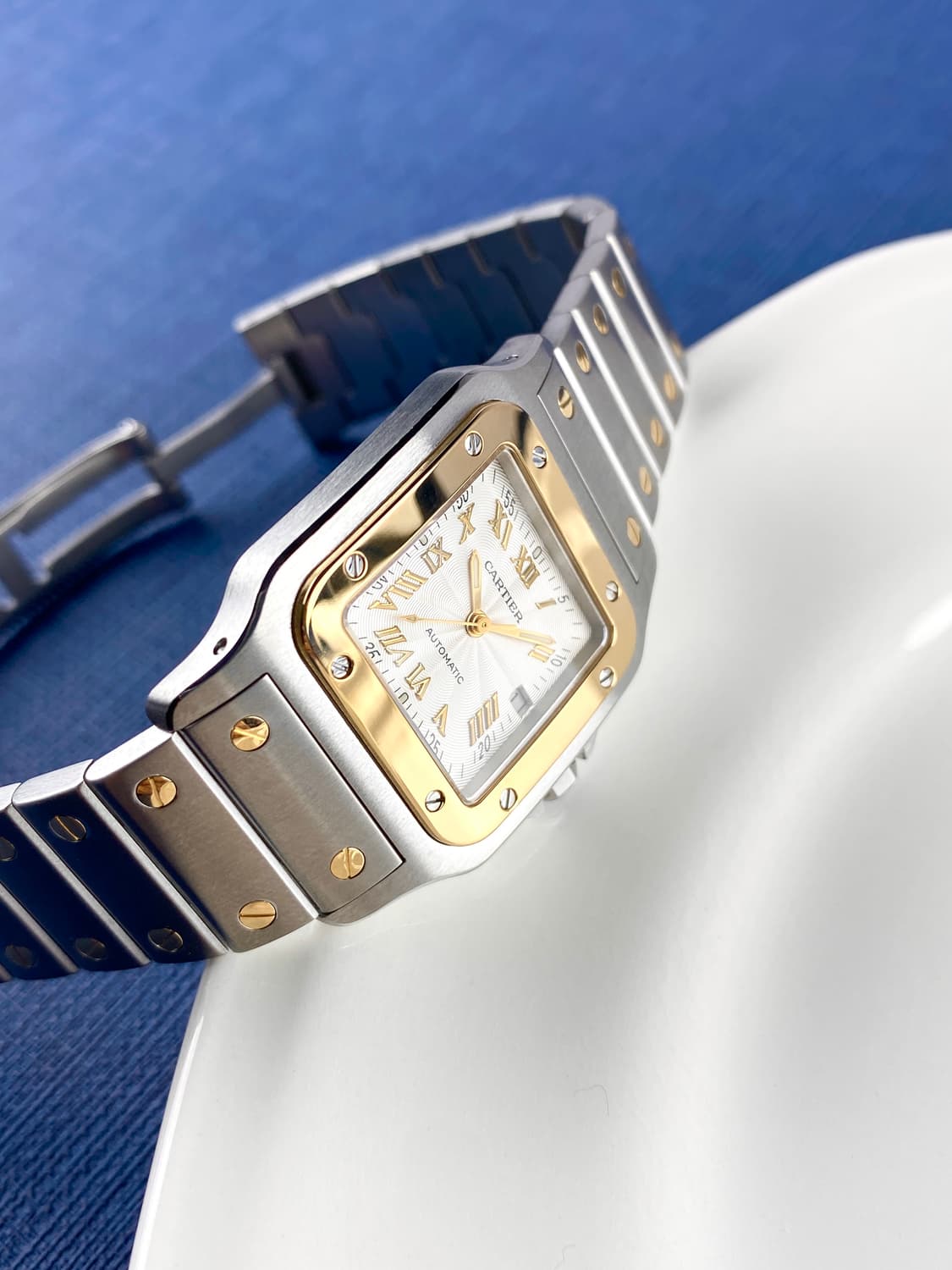 CARTIER Santos Galbee 20th combi watch 상품이미지1