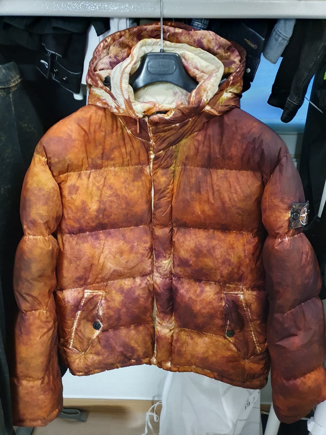 슈프림x스톤아일랜드 패딩 L 상품이미지1