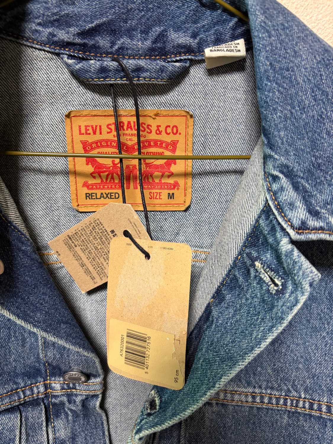 (M) 리바이스 타입 II 트러커 자켓 A7632-0001 상품이미지3