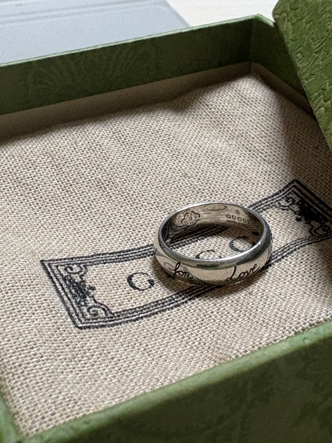 구찌 블라인드 포 러브 반지11호 상품이미지2