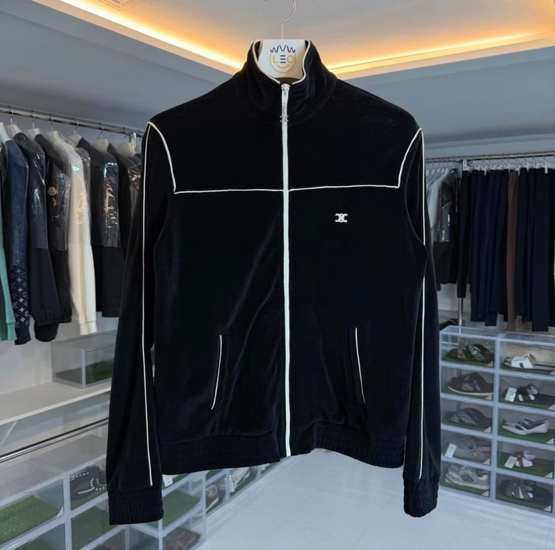 [리오브전포점] 셀린느 트리오페 벨루어 트랙 벨벳 집업 상품이미지1