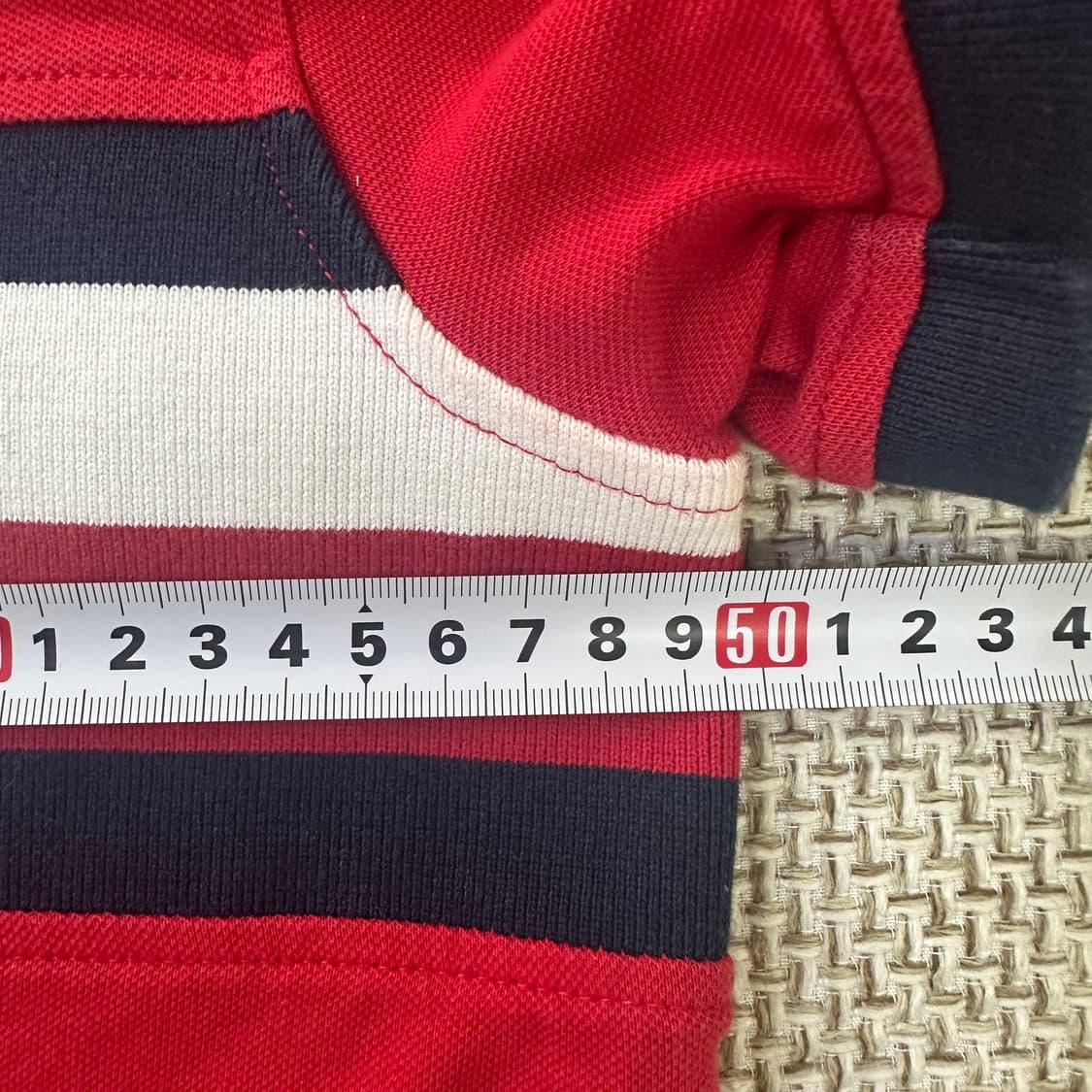 M 타미힐피거 스트라이프 카라 반팔티 0416D 상품이미지5