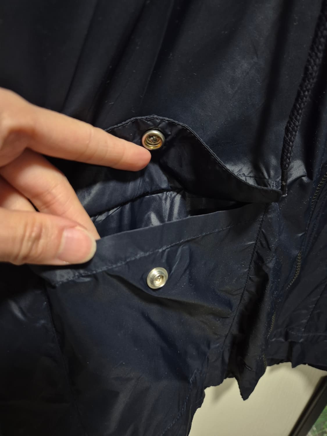 (타임세일)A.P.C. 네이비 후드 바람막이 상품이미지4