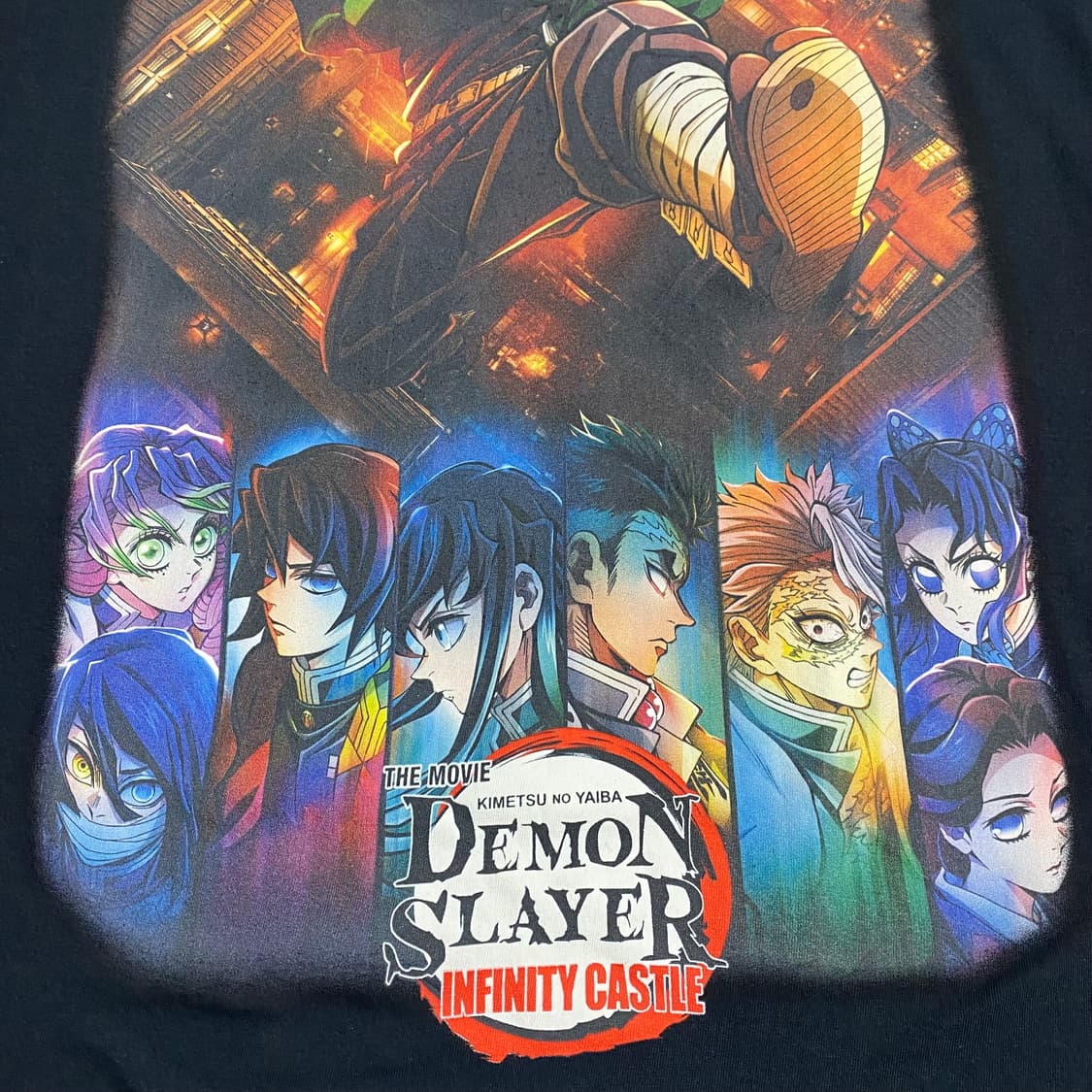 귀멸의칼날 무한성 오피셜 애니메이션 티셔츠 상품이미지5