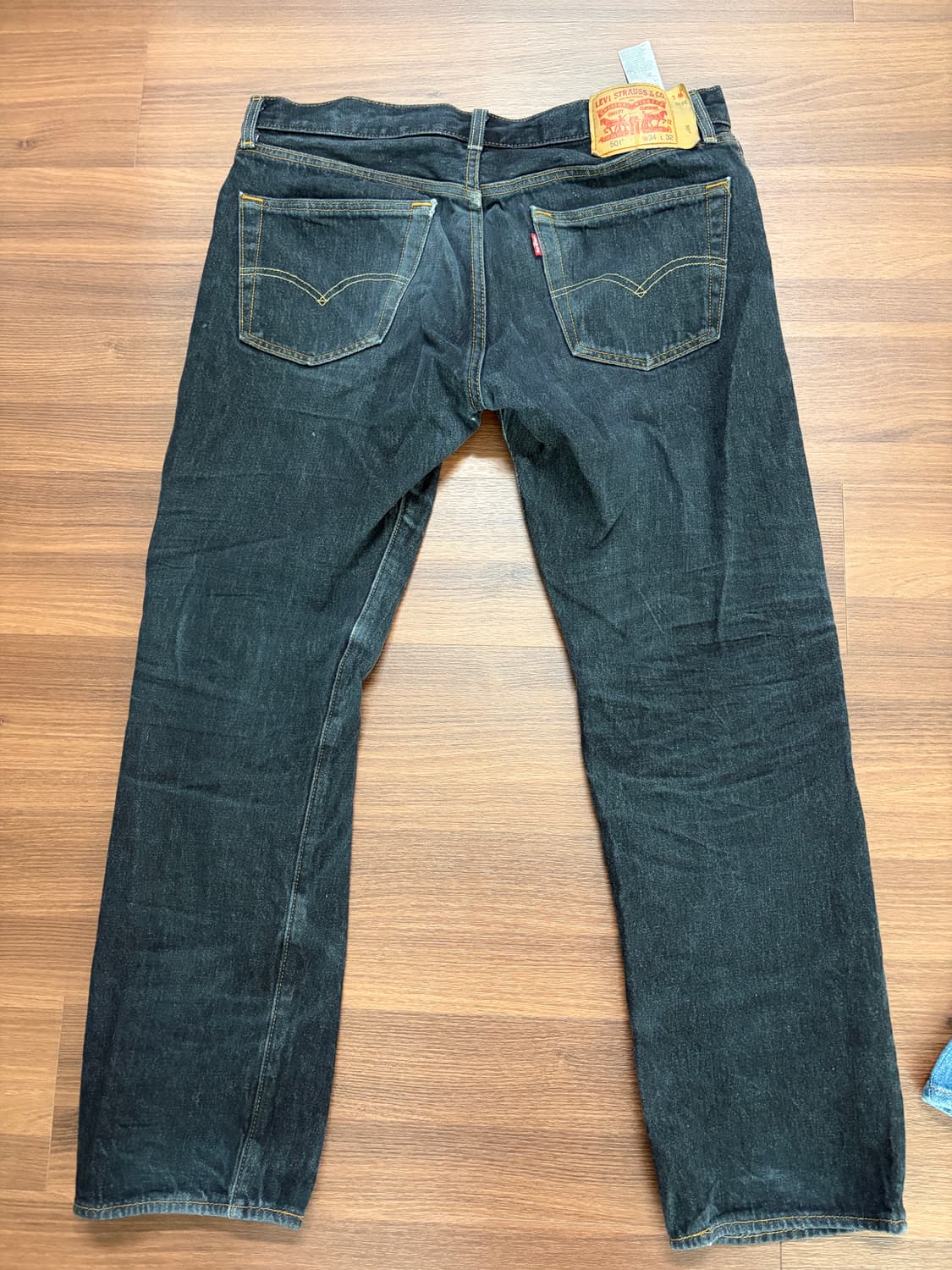 빈티지 리바이스 501 흑청 W36 L32 상품이미지2