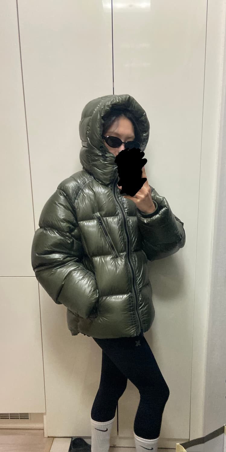 무신사 스탠다드 패딩 카키 M 상품이미지5