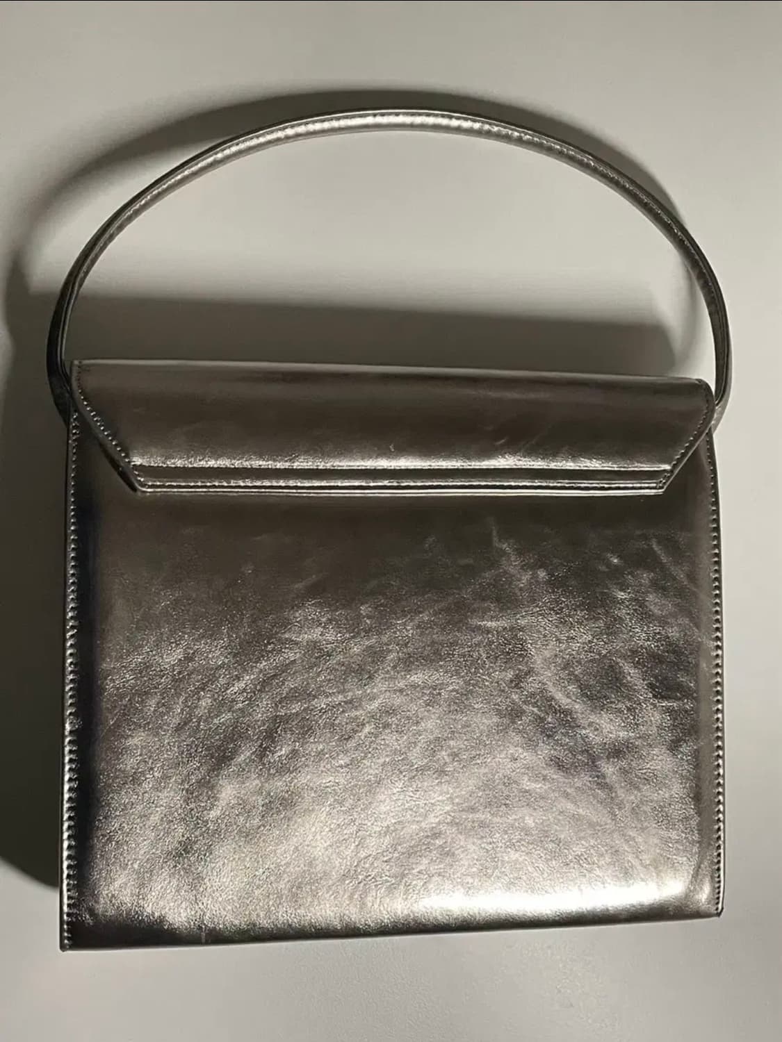 미스치프 이브닝백 실버 건메탈 숄더백 상품이미지2
