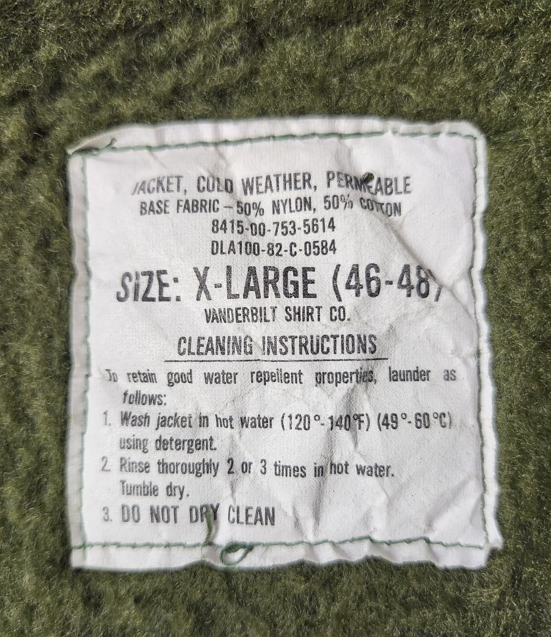 A-2 덱자켓 XL 상품이미지9