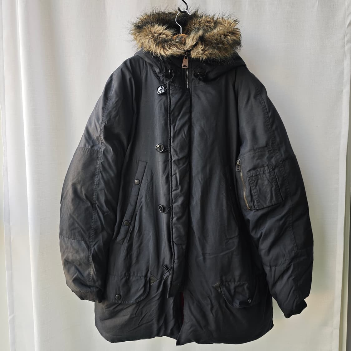 랄프로렌 폴로 진스 몬스터 다운 파카 N3B 블랙 L 상품이미지1