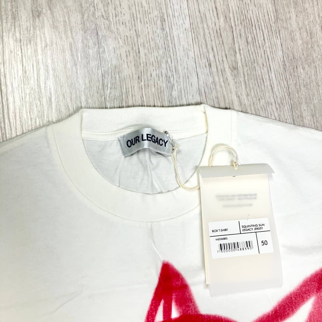 [50] 아워레가시 25ss 스퀸팅 선 박스 티셔츠 반팔 상품이미지5