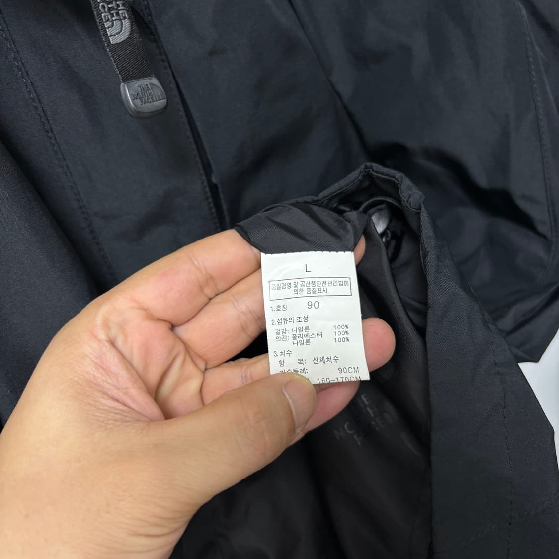 노스페이스 블랙 고어텍스 바람막이 상품이미지5