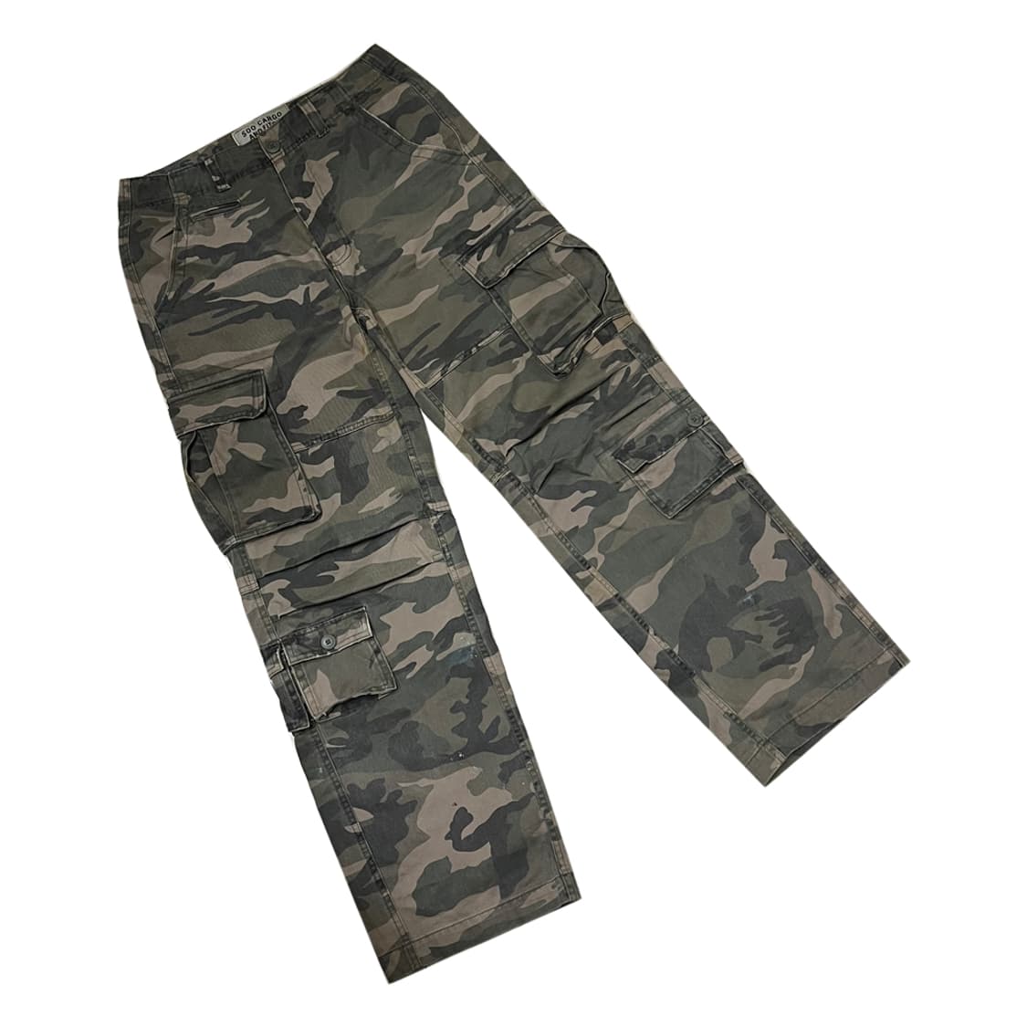 Soo Cargo & Fitch 카모 밀리터리 카고 팬츠 L 상품이미지1