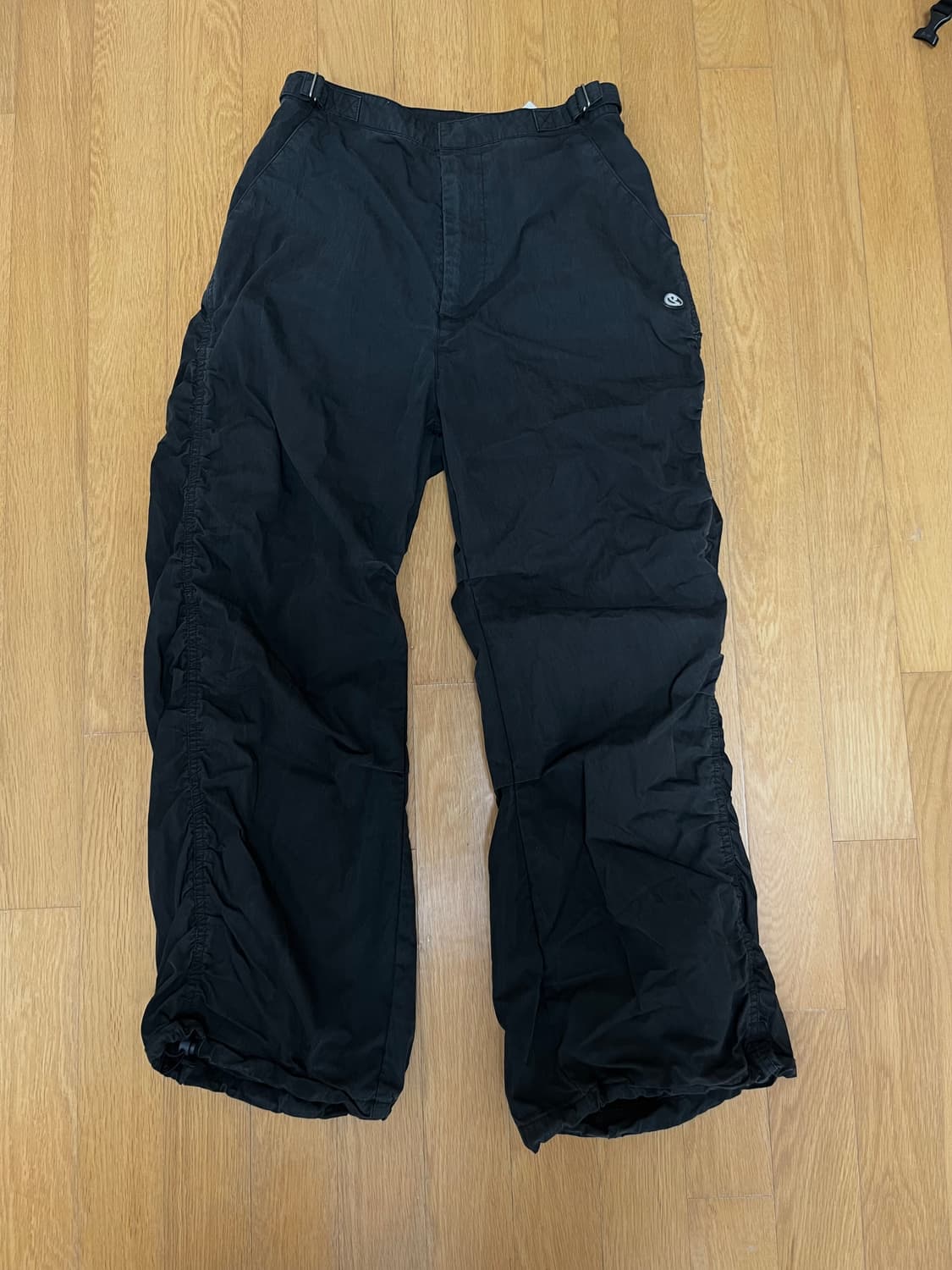 코이세이오 퍼커링 팬츠 블랙 0 상품이미지2