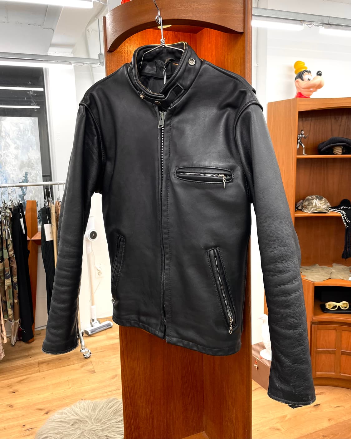 [34] 쇼트 641 레더 라이더 자켓 상품이미지3