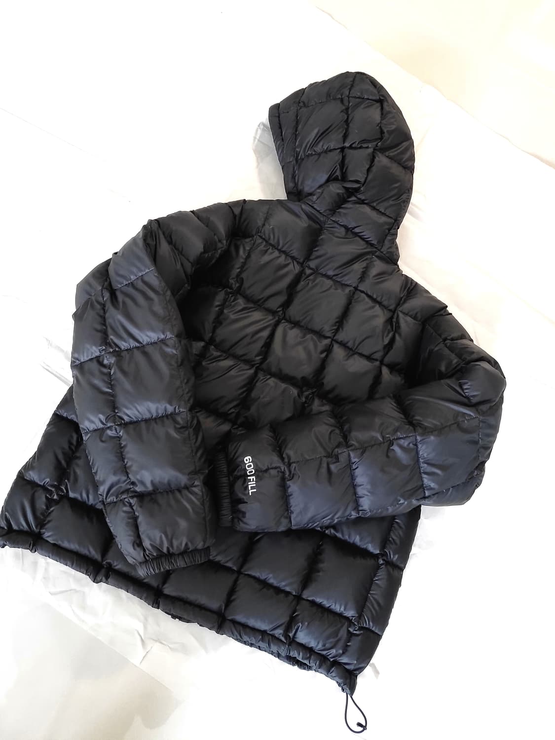 스투시 미드웨이트 후드 푸퍼 블랙 남녀공용 핏 상품이미지6