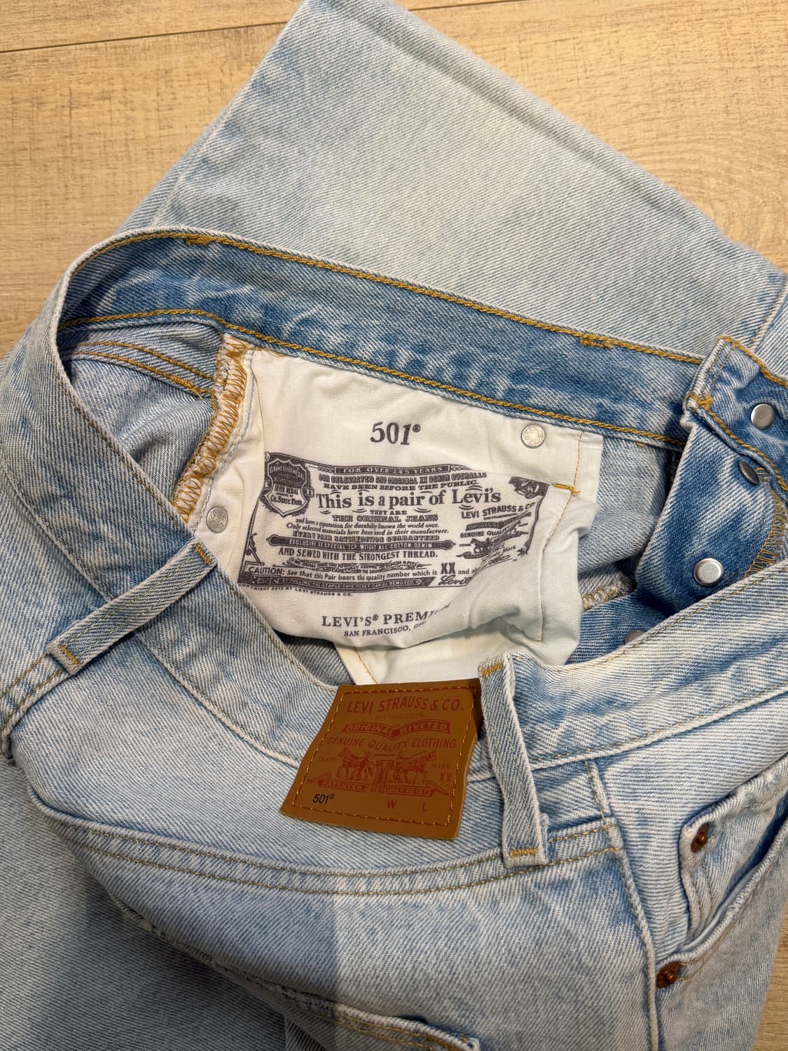 리바이스 501 데님 상품이미지4