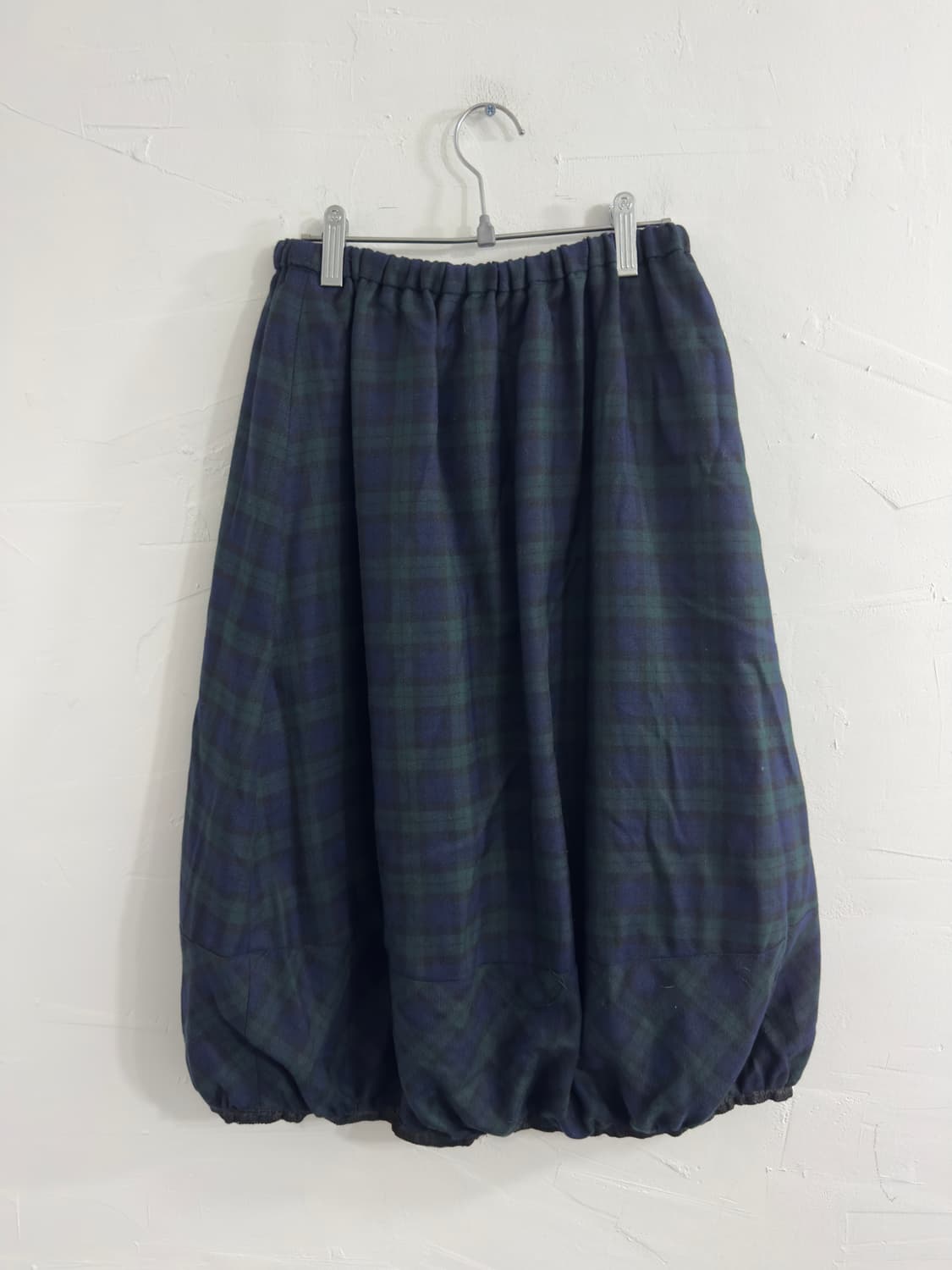 sage check puff skirt 상품이미지2