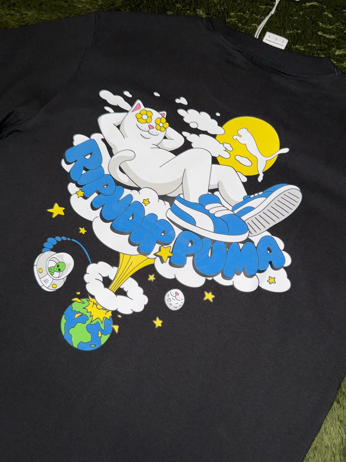 [S] 푸마 X RIPNDIP 립앤딥 콜라보 릴렉스 핏 그래픽 티셔츠 상품이미지7