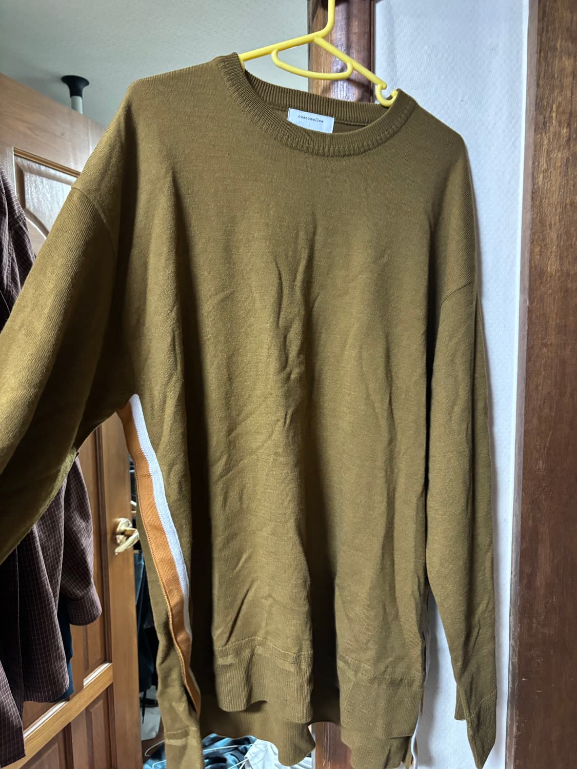 커스텀멜로우 니트 브라운 나이키 아디다스 노스페이스 스노우피크 상품이미지7